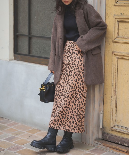 レオパード柄タイトスカート（スカート）｜KOBE LETTUCE