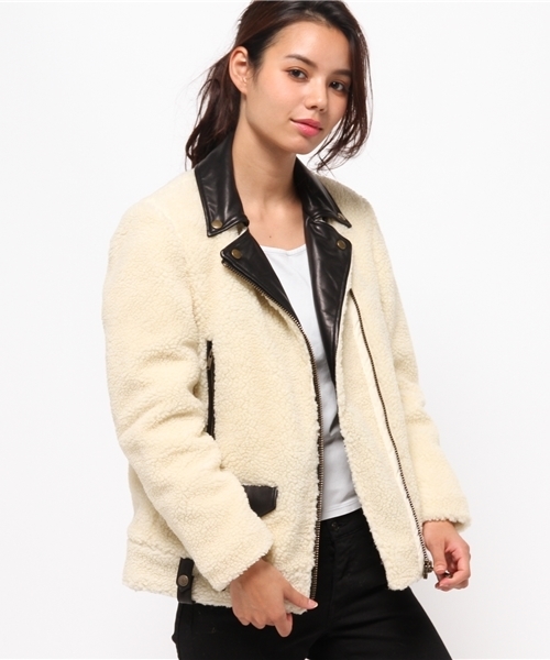 HYSTERIC GLAMOUR（ヒステリックグラマー）の「ラムレザー切替