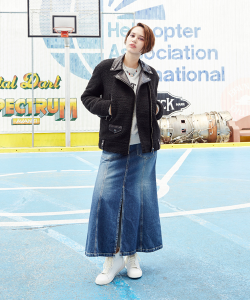 HYSTERIC GLAMOUR（ヒステリックグラマー）の「ラムレザー切替