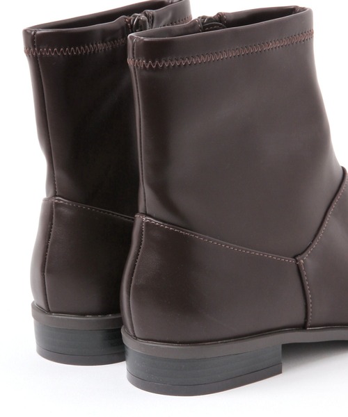 GLOBAL WORK（グローバルワーク）の「らくっションアーモンドトゥショートブーツ/253210（ブーツ・レディース・ブラウン/ブラック・MEDIUM/LARGE）」の20枚目の写真