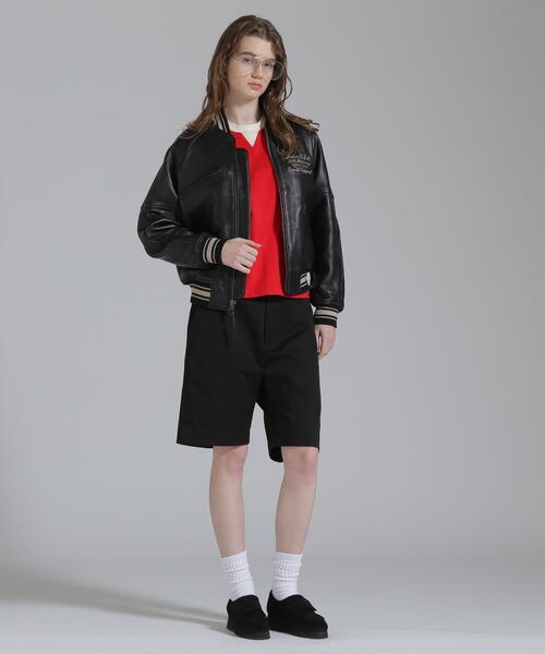 マスターピース HECTIC 袖革 レザー スタジャン バーシティジャケット M マスターピース HECTIC 袖革 レザー スタジャン バーシティ