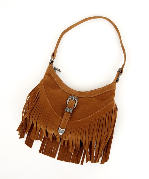 an meets zakka（アンミツザッカ）の「an meets zakka ウエスタンフリンジスエードハンドル２WAYショルダーバッグ / バック 鞄 カバン レディース メンズ ユニセックス ネイティブ 合成皮革 スウェード（ショルダーバッグ・レディース・ブラック/ベージュ/ブラウン・ONESIZE）」の22枚目の写真