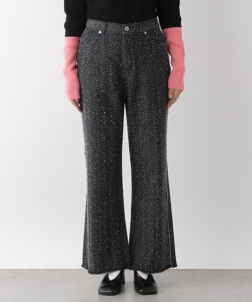 LEPSIM（レプシィム）の「ツイードデニムパンツ　284134（デニムパンツ・レディース・ブラック/ブルー・FREE）」の19枚目の写真