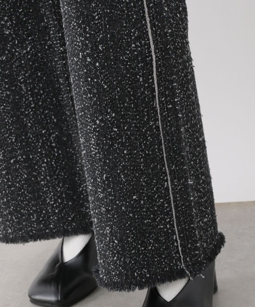 LEPSIM（レプシィム）の「ツイードデニムパンツ　284134（デニムパンツ・レディース・ブラック/ブルー・FREE）」の14枚目の写真