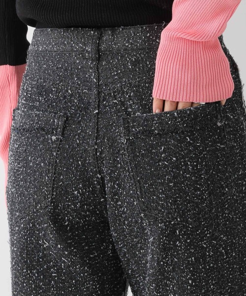 LEPSIM（レプシィム）の「ツイードデニムパンツ　284134（デニムパンツ・レディース・ブラック/ブルー・FREE）」の13枚目の写真