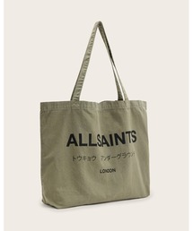 ALLSAINTS（オールセインツ）の「UNDERGROUND LOGO PRINTED TOTE BAG | アンダーグラウンド ロゴ プリント トート バッグ（トートバッグ）」