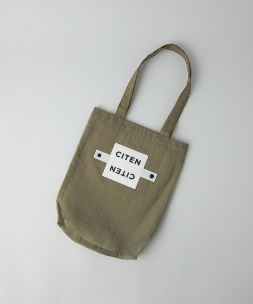 CITEN(シテン)の「<CITEN>くるくるパッチンリップストップS(エコバッグ/サブバッグ・レディース・ネイビー/オリーブ/ライトグレー/ライトピンク/グレー/オレンジ・FREE)」の3枚目の写真