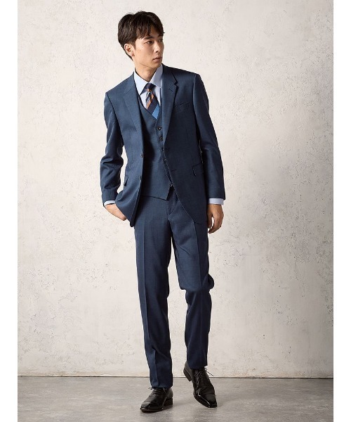 Perfect Suit FActory(パーフェクトスーツファクトリー)の「【EDWINコラボ】デニムライクウールセットアップパンツ ストレッチ ブラウン/カーキ/ブルー(スラックス・メンズ・ブラウン/カーキ/ブルー・S/LL/M/L)」の17枚目の写真