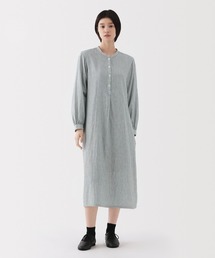 無印良品 | 婦人 カポック混 二重ガーゼ 長袖ワンピース(ワンピース)