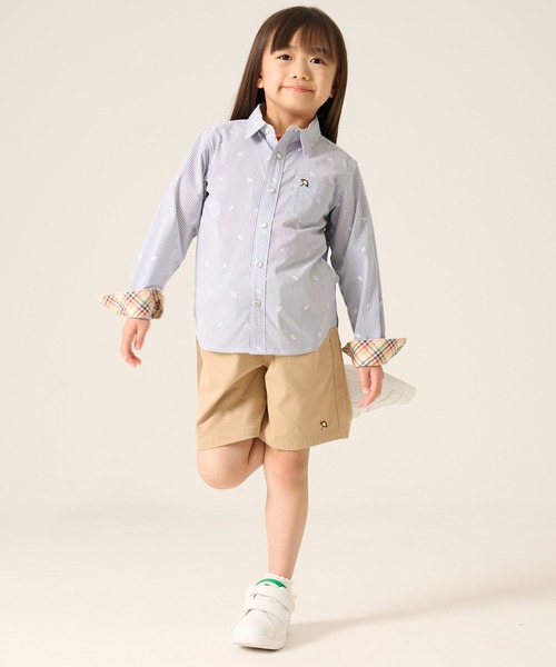 Arnold Palmer（アーノルドパーマー）の「EVERY DAY ストレッチ シェア シャツ（シャツ/ブラウス・キッズ・ネイビー/サックスブルー・115cm/105cm/135cm/125cm/95cm）」の5枚目の写真