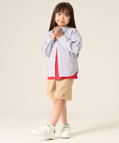 Arnold Palmer（アーノルドパーマー）の「EVERY DAY ストレッチ シェア シャツ（シャツ/ブラウス・キッズ・ネイビー/サックスブルー・115cm/105cm/135cm/125cm/95cm）」の9枚目の写真