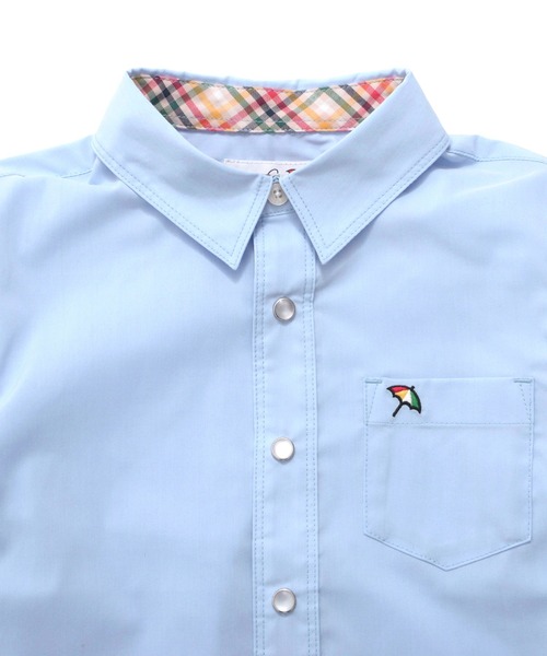 Arnold Palmer（アーノルドパーマー）の「EVERY DAY ストレッチ シェア シャツ（シャツ/ブラウス・キッズ・ネイビー/サックスブルー・115cm/105cm/135cm/125cm/95cm）」の14枚目の写真