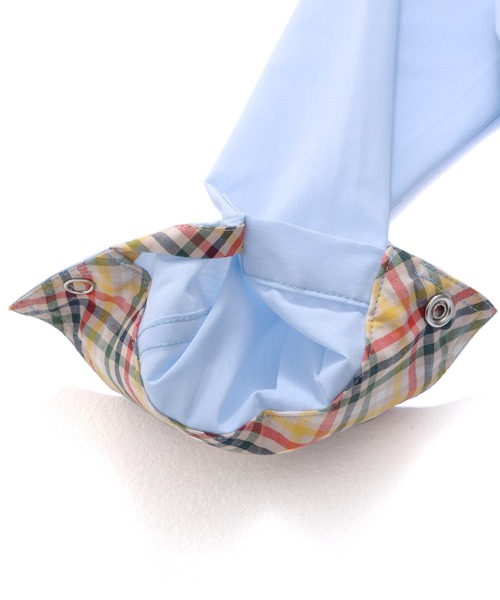 Arnold Palmer（アーノルドパーマー）の「EVERY DAY ストレッチ シェア シャツ（シャツ/ブラウス・キッズ・ネイビー/サックスブルー・115cm/105cm/135cm/125cm/95cm）」の19枚目の写真