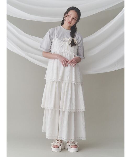 merry jenny(メリージェニー)の「neoki dog tee / 寝起きドックTee(Tシャツ/カットソー・レディース・ブルー/オフホワイト/イエロー/ピンク・FREE)」の8枚目の写真