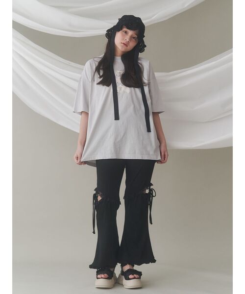 merry jenny(メリージェニー)の「neoki dog tee / 寝起きドックTee(Tシャツ/カットソー・レディース・ブルー/オフホワイト/イエロー/ピンク・FREE)」の17枚目の写真