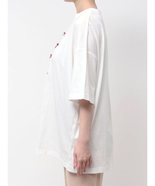 merry jenny(メリージェニー)の「neoki dog tee / 寝起きドックTee(Tシャツ/カットソー・レディース・ブルー/オフホワイト/イエロー/ピンク・FREE)」の19枚目の写真