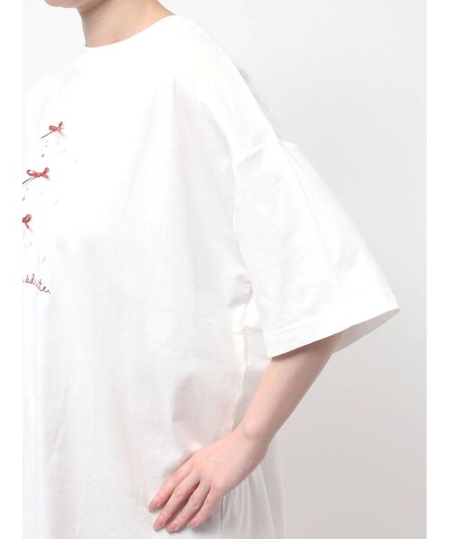 merry jenny(メリージェニー)の「neoki dog tee / 寝起きドックTee(Tシャツ/カットソー・レディース・ブルー/オフホワイト/イエロー/ピンク・FREE)」の22枚目の写真