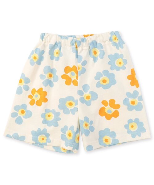 BREEZE（ブリーズ）の「【WEB限定/ジュニア対応】総柄かぶり 半袖パジャマ（ルームウェア/パジャマ・キッズ・ベージュ/アイボリー/ブルー/パープル・100/90/80/140/130/120/110）」の12枚目の写真