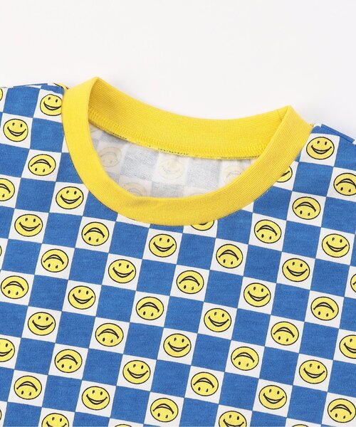 BREEZE（ブリーズ）の「【WEB限定/ジュニア対応】総柄かぶり 半袖パジャマ（ルームウェア/パジャマ・キッズ・ベージュ/アイボリー/ブルー/パープル・100/90/80/140/130/120/110）」の10枚目の写真