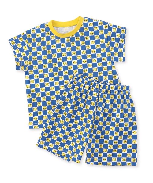 BREEZE（ブリーズ）の「【WEB限定/ジュニア対応】総柄かぶり 半袖パジャマ（ルームウェア/パジャマ・キッズ・ベージュ/アイボリー/ブルー/パープル・100/90/80/140/130/120/110）」の16枚目の写真