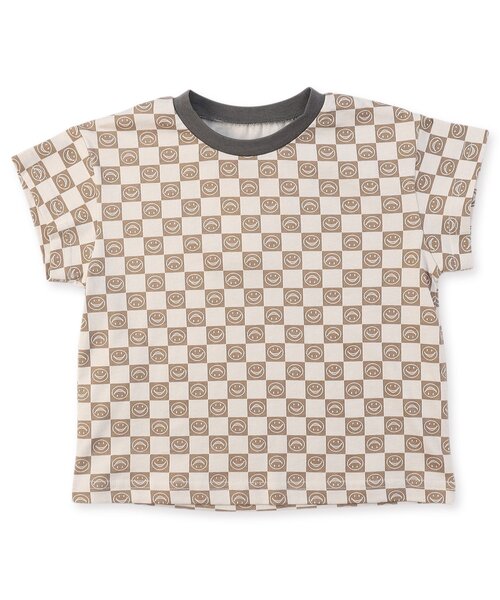 BREEZE（ブリーズ）の「【WEB限定/ジュニア対応】総柄かぶり 半袖パジャマ（ルームウェア/パジャマ・キッズ・ベージュ/アイボリー/ブルー/パープル・100/90/80/140/130/120/110）」の13枚目の写真