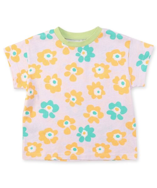 BREEZE（ブリーズ）の「【WEB限定/ジュニア対応】総柄かぶり 半袖パジャマ（ルームウェア/パジャマ・キッズ・ベージュ/アイボリー/ブルー/パープル・100/90/80/140/130/120/110）」の20枚目の写真