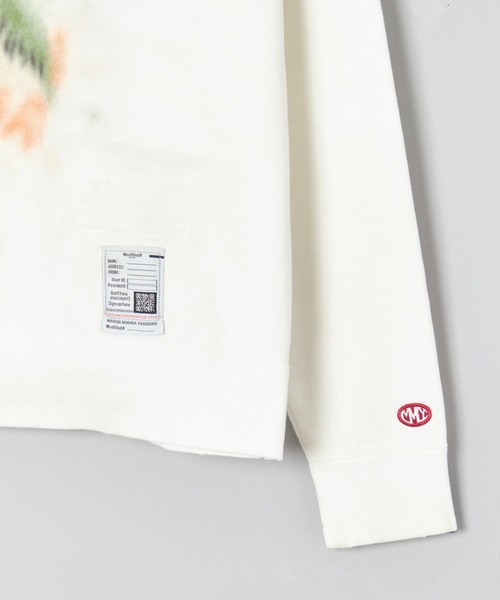 MIHARAYASUHIRO（ミハラヤスヒロ）の「【MIHARAYASUHIRO/ミハラヤスヒロ】LEON PRINTED DISTRESSED PULLOVER（スウェット・メンズ・ブラック/ホワイト・44）」の4枚目の写真