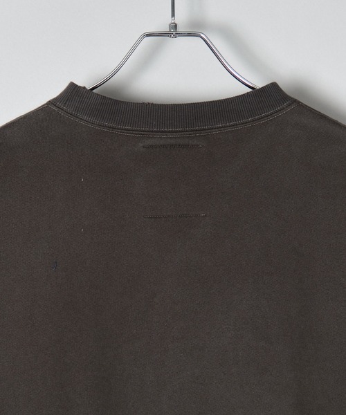 MIHARAYASUHIRO（ミハラヤスヒロ）の「【MIHARAYASUHIRO/ミハラヤスヒロ】LEON PRINTED DISTRESSED PULLOVER（スウェット・メンズ・ブラック/ホワイト・44）」の11枚目の写真