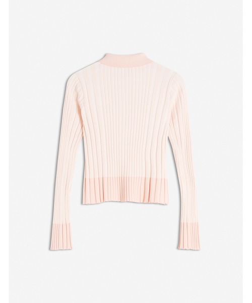 カーディガン　ボレロ　BABY セール】BABY FOX PATCH PLEATED RIBBED CARDIGAN（カーディガン