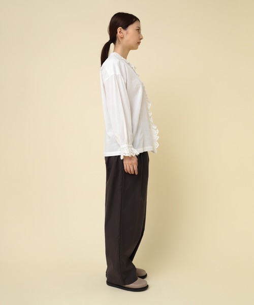 RNA-N（アールエヌエーエヌ）の「R4312 ベルト付きチノパン（チノパンツ・レディース・スミクロ/ナチュラル/ベージュ・FREE）」の14枚目の写真