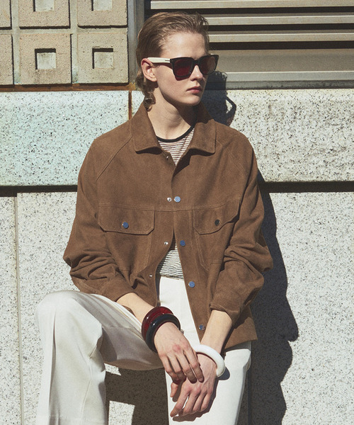CINQUANTA(チンクアンタ)の「CINQUANTA チンクアンタ Blouson P560(その他アウター・レディース・ライトグレー・SMALL/MEDIUM)」の1枚目の写真