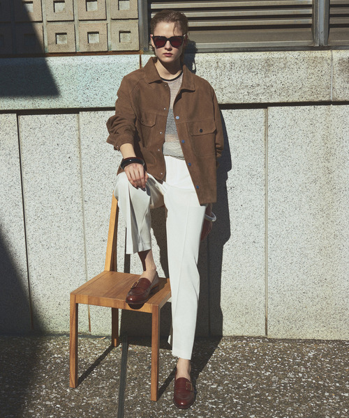 CINQUANTA(チンクアンタ)の「CINQUANTA チンクアンタ Blouson P560(その他アウター・レディース・ライトグレー・SMALL/MEDIUM)」の2枚目の写真