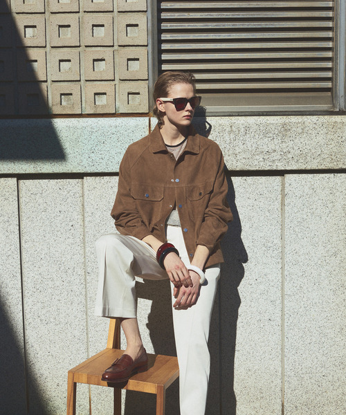 CINQUANTA(チンクアンタ)の「CINQUANTA チンクアンタ Blouson P560(その他アウター・レディース・ライトグレー・SMALL/MEDIUM)」の3枚目の写真