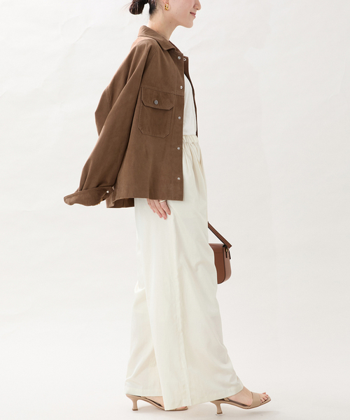 CINQUANTA(チンクアンタ)の「CINQUANTA チンクアンタ Blouson P560(その他アウター・レディース・ライトグレー・SMALL/MEDIUM)」の6枚目の写真