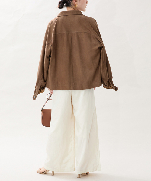 CINQUANTA(チンクアンタ)の「CINQUANTA チンクアンタ Blouson P560(その他アウター・レディース・ライトグレー・SMALL/MEDIUM)」の7枚目の写真