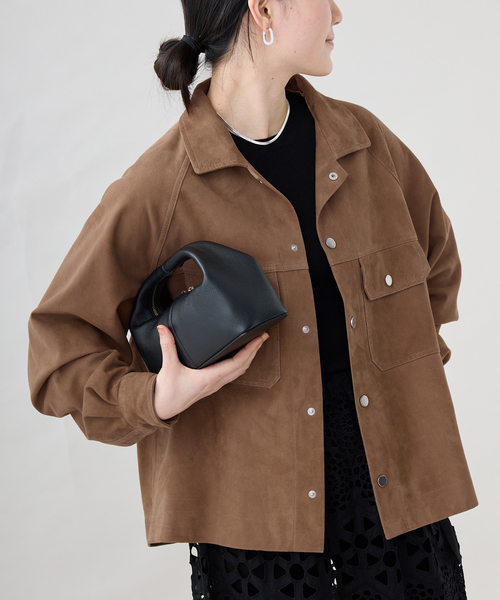 CINQUANTA(チンクアンタ)の「CINQUANTA チンクアンタ Blouson P560(その他アウター・レディース・ライトグレー・SMALL/MEDIUM)」の8枚目の写真