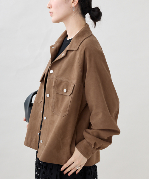 CINQUANTA(チンクアンタ)の「CINQUANTA チンクアンタ Blouson P560(その他アウター・レディース・ライトグレー・SMALL/MEDIUM)」の9枚目の写真