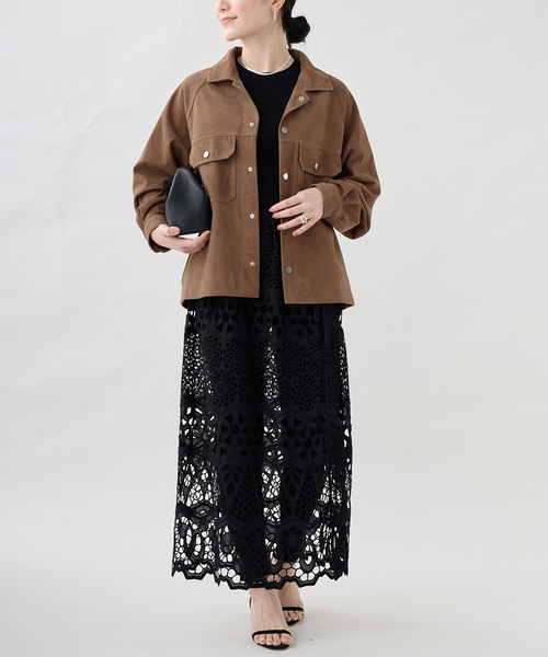 CINQUANTA(チンクアンタ)の「CINQUANTA チンクアンタ Blouson P560(その他アウター・レディース・ライトグレー・SMALL/MEDIUM)」の11枚目の写真