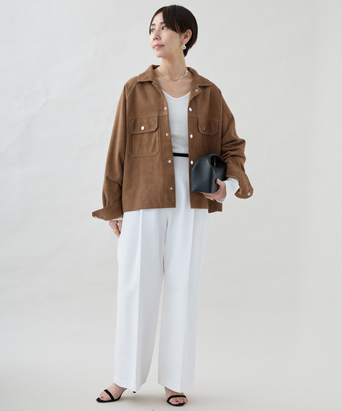CINQUANTA(チンクアンタ)の「CINQUANTA チンクアンタ Blouson P560(その他アウター・レディース・ライトグレー・SMALL/MEDIUM)」の14枚目の写真