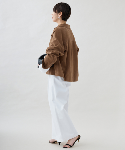 CINQUANTA(チンクアンタ)の「CINQUANTA チンクアンタ Blouson P560(その他アウター・レディース・ライトグレー・SMALL/MEDIUM)」の15枚目の写真