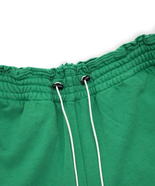 CAMIEL FORTGENS(カミエル フォートへンス)の「【CAMIEL FORTGENS】 KNEE SHORTS HEAVY JERSEY(スウェットパンツ・メンズ・グリーン・X-LARGE)」の2枚目の写真