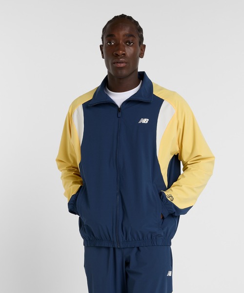 【新品未使用】1％　スポーツバルーンジャケット セール】ストレッチウーブンボンバージャケット（ブルゾン）｜New