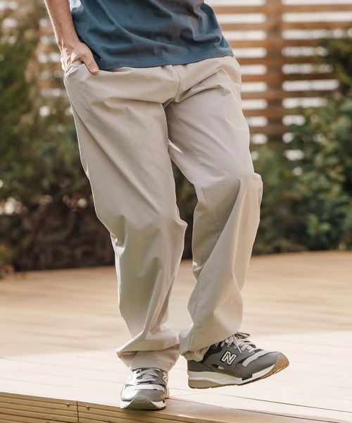 CAMBIO(カンビオ)の「mp13368-裾絞りストレートイージーパンツ(その他パンツ・メンズ・ブラック/ネイビー/ベージュ・M/L/XL)」の1枚目の写真