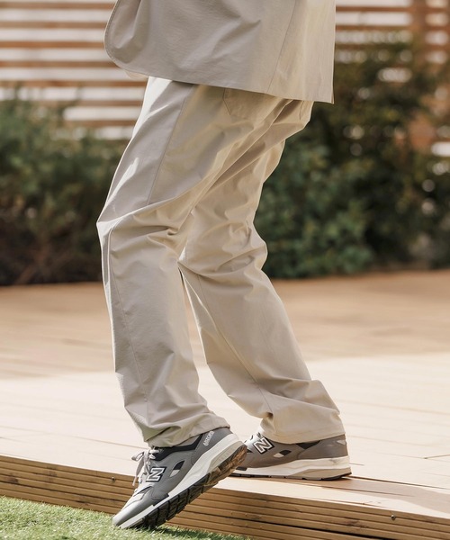 CAMBIO(カンビオ)の「mp13368-裾絞りストレートイージーパンツ(その他パンツ・メンズ・ブラック/ネイビー/ベージュ・M/L/XL)」の6枚目の写真