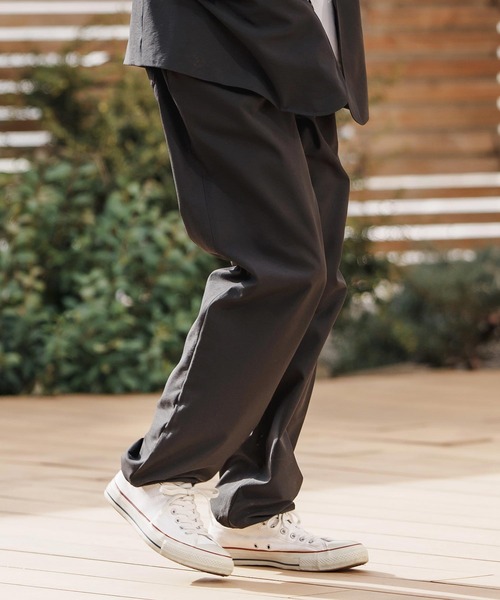 CAMBIO(カンビオ)の「mp13368-裾絞りストレートイージーパンツ(その他パンツ・メンズ・ブラック/ネイビー/ベージュ・M/L/XL)」の16枚目の写真