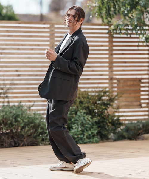 CAMBIO(カンビオ)の「mp13368-裾絞りストレートイージーパンツ(その他パンツ・メンズ・ブラック/ネイビー/ベージュ・M/L/XL)」の20枚目の写真
