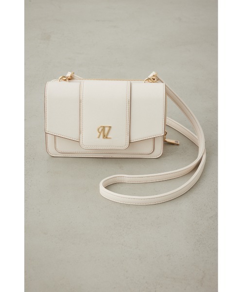 AZUL by moussy(アズールバイマウジー)の「AZモチーフウォレットバッグ(ショルダーバッグ・レディース・アイボリー/ブラック/ライム・FREE)」の2枚目の写真