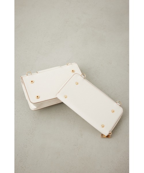 AZUL by moussy(アズールバイマウジー)の「AZモチーフウォレットバッグ(ショルダーバッグ・レディース・アイボリー/ブラック/ライム・FREE)」の12枚目の写真