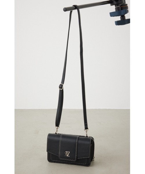AZUL by moussy(アズールバイマウジー)の「AZモチーフウォレットバッグ(ショルダーバッグ・レディース・アイボリー/ブラック/ライム・FREE)」の17枚目の写真