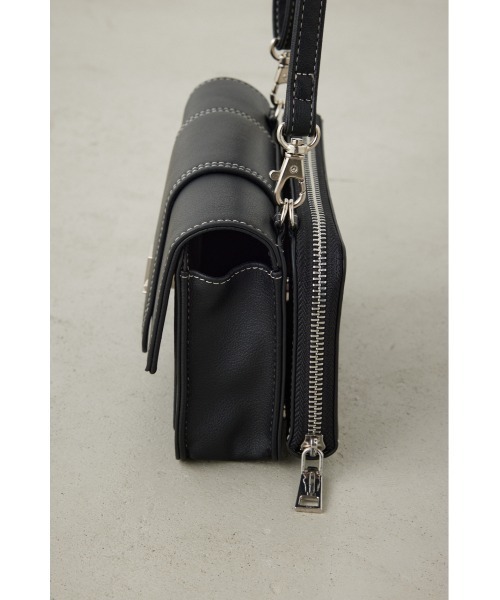 AZUL by moussy(アズールバイマウジー)の「AZモチーフウォレットバッグ(ショルダーバッグ・レディース・アイボリー/ブラック/ライム・FREE)」の18枚目の写真